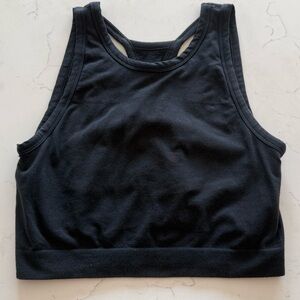 Gymshark Black Racerback Crop Bralette